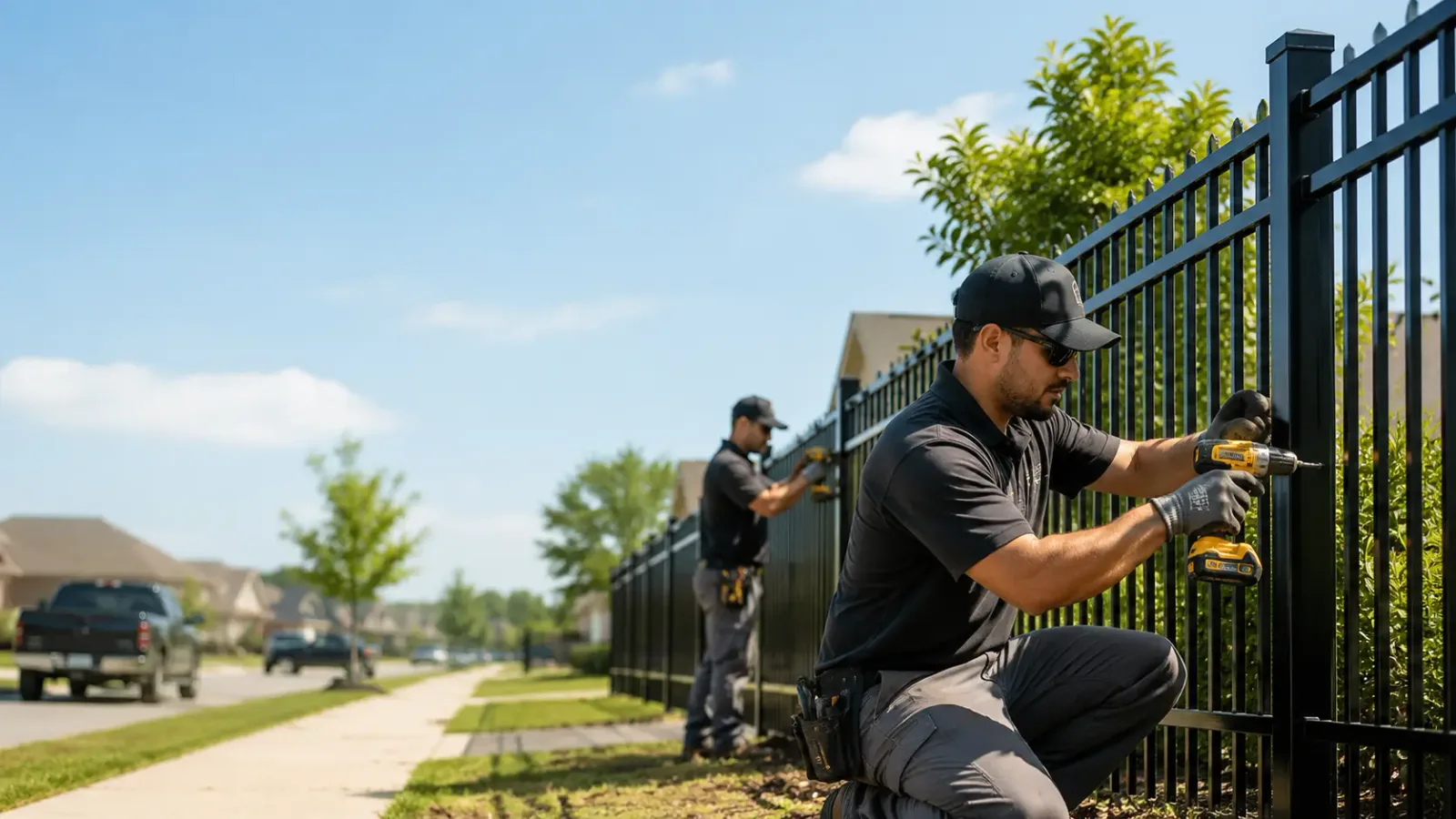 Metal Fence Installation in Sheboygan, WI